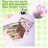 PACIOCEAN 8 Sets 3D Sticker Scene，Cute Cartoon Scenery Stickers，Make Your