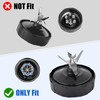 7 Fins Blade Replacement Part for Nutri Ninja Auto iQ,