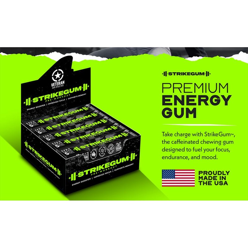 StrikeGum - Home page - Strike Premium Energy Gum |