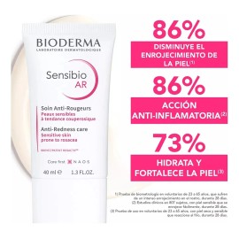 Bioderma Hydrapore Sensibio Cuidado Dermatológico Anti Rojeces 40ml Día Noche Todo Tipo Piel