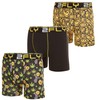 2FLY Mens Boxer Briefs 3 Pack Ultra Soft, Active Stretch
