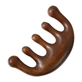 Massage Comb Scalp Massage Comb Rinse Meridian Massage Natural Wood Scalp Face Neck Acupressure Scalp Massage Unisex