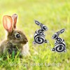 Rabbit Earrings Celtic Earrings for Women Irish Jewellery 925 Sterling