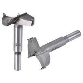 sourcing map Forstner Drill Bit 42 mm 45 mm Diameter Hole Saw Carbide Alloy Steel 2-in-1 Set