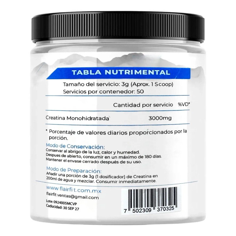 Flairfit Creatina Creavitalis Monohidratada Premium 150g Sfn