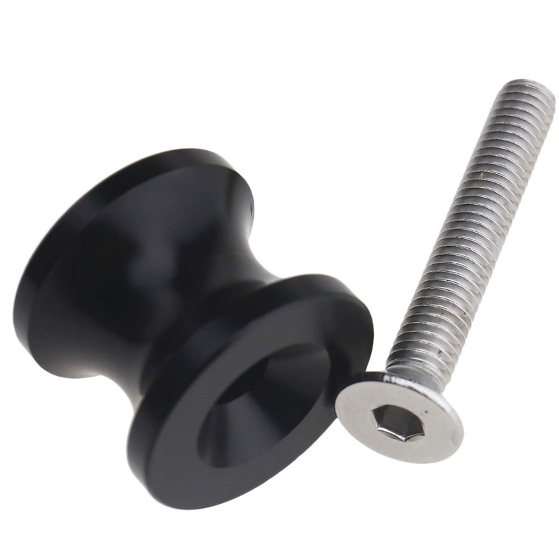 Black 6 mm M6 CNC Aluminium Motorcycle Bicycle Accessories Slider