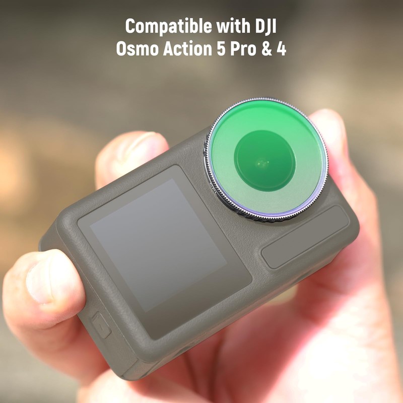 NEEWER Adjustable CPL Filter Compatible with DJI Osmo Action 5