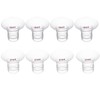 8PCS Flange Inserts 19mm/21mm,Compatible with Momcozy/Medela/Elvie/Spectra/Bellababy/TSRETE/kmaier Breast Pump Replacement Parts,for