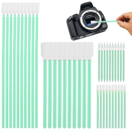 keyxer 80 Piece Cleaning Sticks, Polyester Fabric Swabs Set, Cleaning Sticks Cotton Buds Tip, Multi-Purpose Fabric Swabs Set for Inkjet Printers, Gun, Optical Devices, Camera