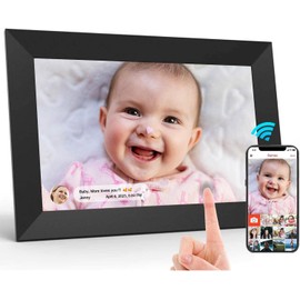 TEKXDD Digital Photo Frame WiFi, 10.1 Inch Electronic Photo Frame Built in 32GB Storage, Digital Picture Frame Auto-Rotation, 1280x800 Touch Screen, Wall Mountable, Share Moments Instantly