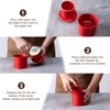 Husfunov Butter Crock with Water Line for Countertop, French Butter