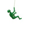Climbing Man Wall Art for Home Decor with 30” Leather