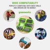 Greenworks 70-Piece Impact Rated Driving Set,Screwdriver Bit Set,Precision-Milled Bit,Modular Case,Magnetic