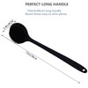 Cinlitek Silicone Body Scrubber, Long Handle Back Scrubber for Body,