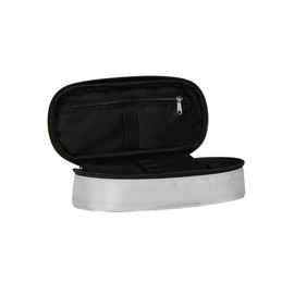 Seven Pencil Case School Round Plus Tech Grey with Bag and Elastic Bands Backpack Accessories Grey Taglia Unica, Modern