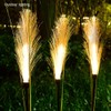 Solar Reed Garden Lights Waterproof LED Garden Stake Lights Decorative
