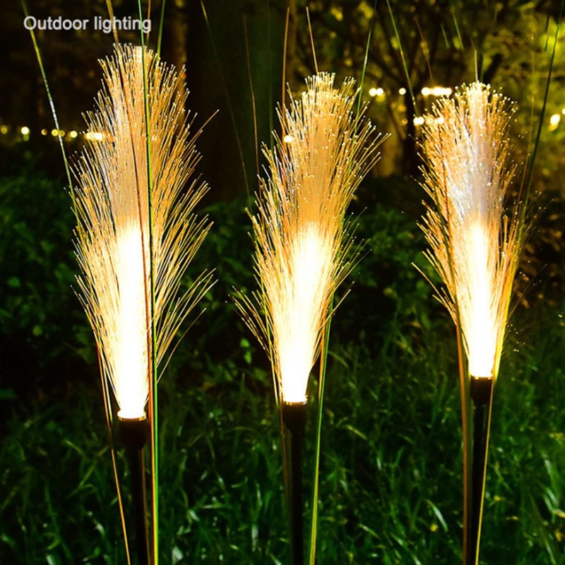 Solar Reed Garden Lights Waterproof LED Garden Stake Lights Decorative
