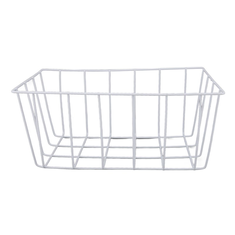 Freezer Storage Basket Refrigerator Divider Organizer Bin Metal Wire Separation