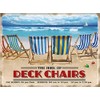 The hire of Deckchairs metal sign 15 cm x 20