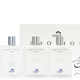 FlowerHoldingMan 꽃을든남자 이모션 남성 3종세트 /스킨 160ml x 3개/ Flower-Holding Man Emotion Men's 3-Piece Set / Skin 160ml x 3 /