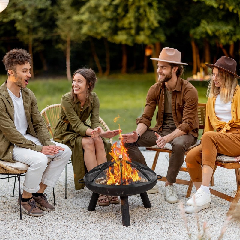 Fire Pit Spark Screen, Fire Pit Screen 40 Inch Round
