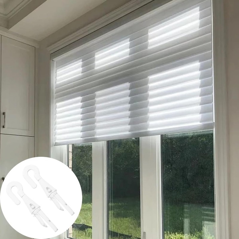 6 Pcs Shutter Turn Rod Head Blind Parts, Vertical Blind