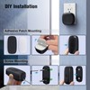 SECRUI Wireless Doorbell with 2 Buttons, Waterproof Mini Doorbell 1,000ft