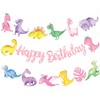 Dinosaur Birthday Party Banners Dinosaur Birthday Party Decorations for Girls