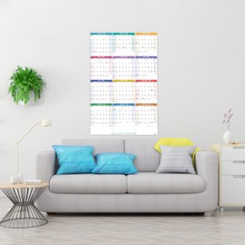 2026 Yearly Wall Calendar - Large Yearly Calendar 2026, Jan 2026 - Dec 2026, 25.2'' x 38.2''(Open), 2026 Calendar 12 Months, Yearly Wall Calendar 2026 with To-do Lists, Notes, Stickers, All At One Page