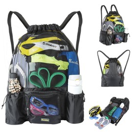 EocuSun Beach Toys Bag (Black)