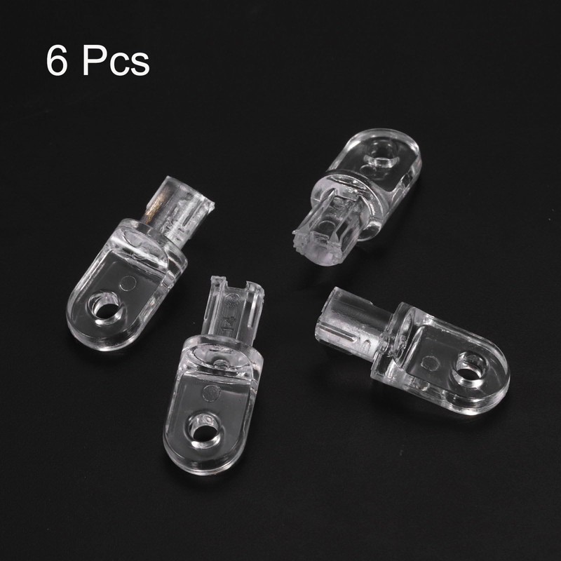 Uxcell 6Pcs Hardware Tilt Wand Tip Repair - Transparent Vertical
