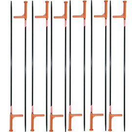 Avery GHG RealMotion Fiberglass 20" Field Stakes with Motion Limiter Tops | for Hunting Motion System Decoy - 12 Pieces per Pack