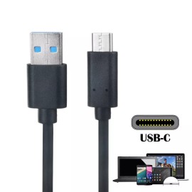 ABLEGRID 3.3ft USB-C USB 3.1 Type-C Data Sync Charging Cable For HTC Bolt U Play U Ultra