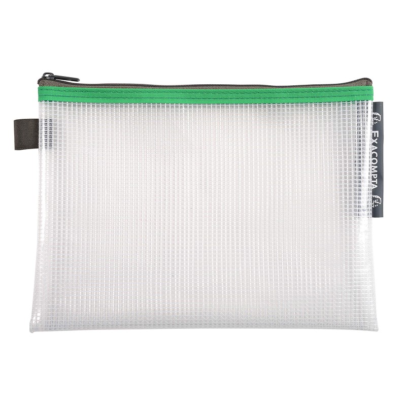 Exacompta 34140E Pack of 10 EVA Sleeves with Zip Made