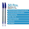 Cello Office Blue Pens | Pack of 50 - Medium