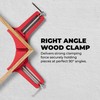 BUILDSOMETHING Right Angle Wood Clamp - Home Improvement Hand Tool