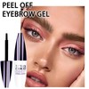 Long-Lasting Peel Off Eyebrow Gel - Waterproof Brow Tint -