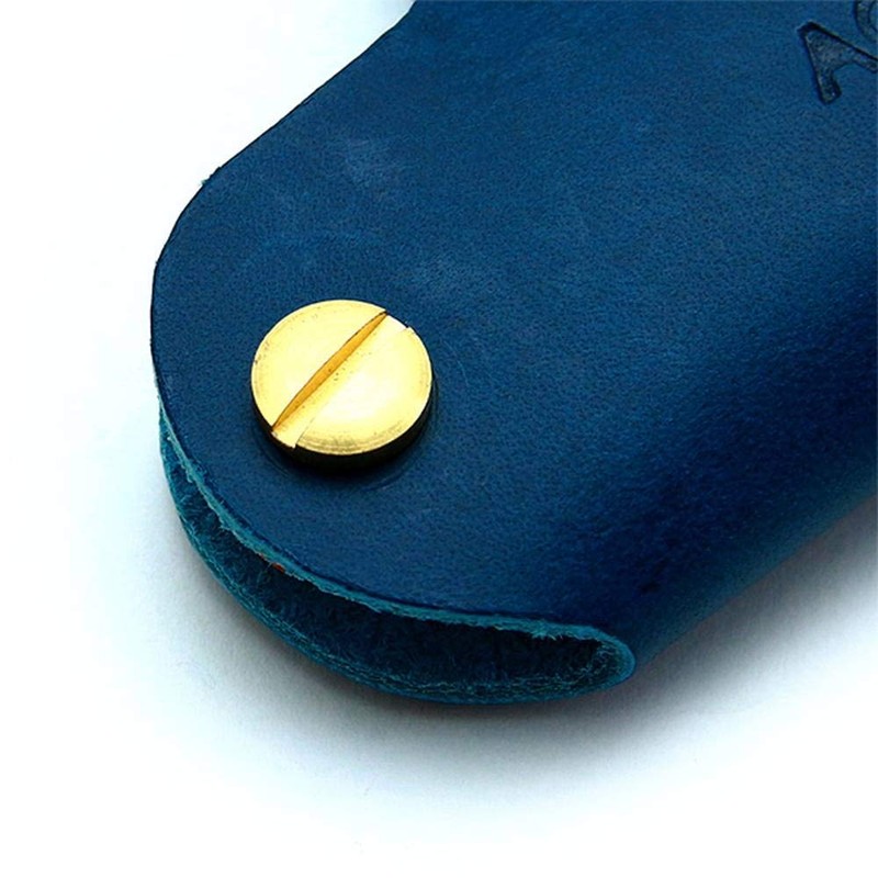 Agility affa "Pick" Key Case, Leather, Simple, Nasukan, Small, Mini,