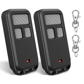 890MAX Garage Door Opener Remote, 2 Replacement for LiftMaster/Chamberlain/Craftsman, Universal 3-Button Garage Door Opener Remote with Mini Key Chain for Purple Red Yellow Orange Green Learn Buttons