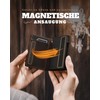 DODENSHA MagSnap Wallet I Card Holder Wallet, Dark Brown-A