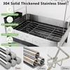 Gugxiom 2 Tier Dish Drying Rack, 304 Stainless Steel Dish
