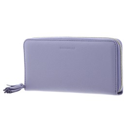 Coccinelle Tassel Zip Around Wallet Lavender, lavender