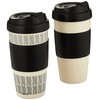 Copco 5237160 Reusable, Insulated Double Wall Travel Mugs 16-ounce White/Black