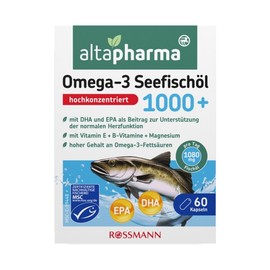 알타파마 오메가3 피쉬오일 1000+비타민B+엽산+마그네슘 60정 Altapama Omega 3 Fish Oil 1000 + Vitamin B + Folic Acid + Magnesium 60 Tablets
