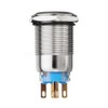 ESUPPORT 12V Momentary Car Vehicle Blue LED Light Headlight Push