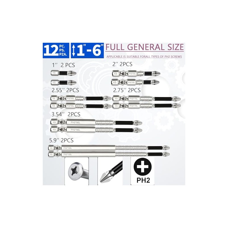 High Magnetic Screwdriver Drill Bit Set, 2025 New Strong Magnetic