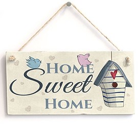 Home Sweet Home - Handmade Shabby Chic Wooden Sign/Plaque