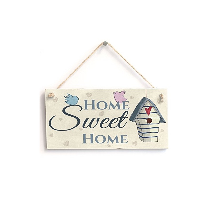 Home Sweet Home - Handmade Shabby Chic Wooden Sign/Plaque