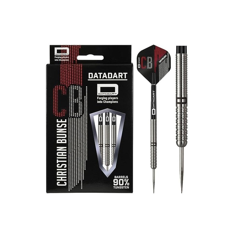 Datadart Steel Darts Christian Bunse German Player 90% Tungsten Steeltip