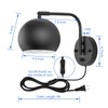 VATONI Dimmable Wall Sconces Set of 2, Plug in Wall